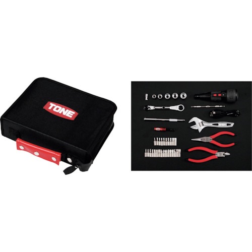 TONE TSX2170 �����p�H��Z�b�g �c�[���Z�b�g �u���b�N �Ԍ�250×���s200×���T70mm 40�_�Z�b�g �g�l