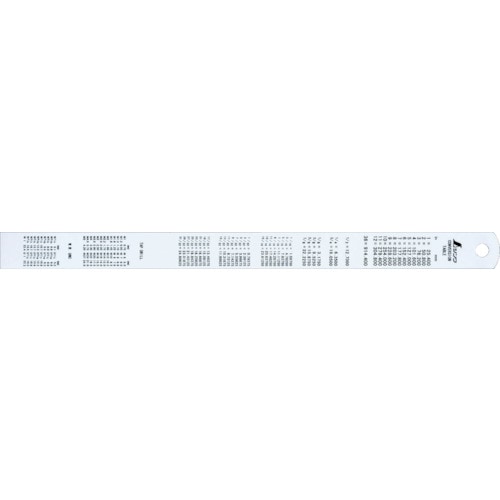 �V�������� 13463 ���ڃV���o�[300mm�㉺1mm�s�b�` SHINWA