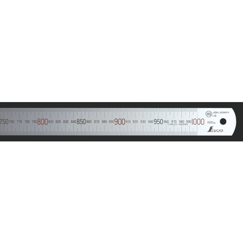 �V�������� 13498 ���� �V���o�[1000mm�㉺�ip=1.0mm SHINWA
