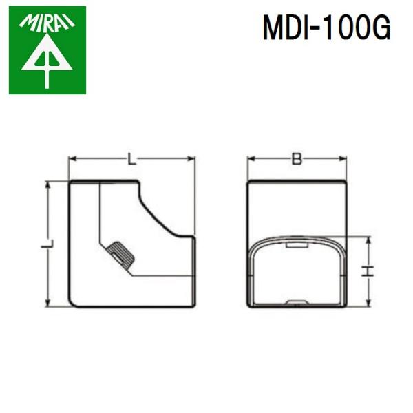 �����H�� MDI-100G ���[���_�N�g(�_�N�g���Y�~) 1�� MIRAI