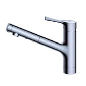 TOTO TKS05305JA 台付シングル混合水栓 エコシングル ハンドシャワー 吐水切り替えタイプ キッチン シルバー GGシリーズ 一般地用 キッチン用水栓 上げ吐水 トートー