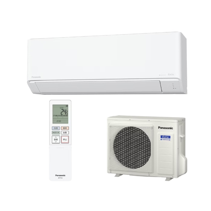 �p�i�\�j�b�N CS-286DC-W ���[���G�A�R�� �G�I���A eolia C�V���[�Y ���10�� �N���X�^���z���C�g 2026�N���f�� �P��100V �N�[���[ ��[ �g�[ (CS-285DC-W�̌�p�i) Panasonic
