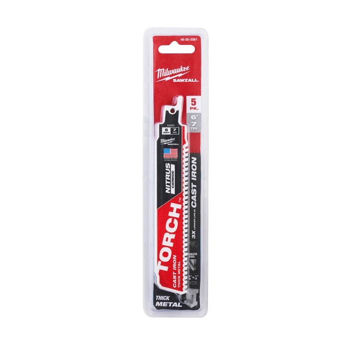 �~���E�H�[�L�[ 48-47-5561 TORCH ���H�pNITRUS�J�[�o�C�h���V�v���\�[�u���[�h 8TPI 150mm (5�{�p�b�N) MILWAUKEE