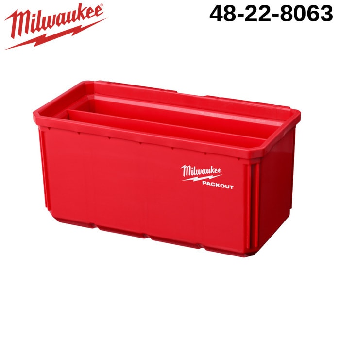 �~���E�H�[�L�[ 48-22-8063 PACKOUT �������[(102mm x 204mm) 2�Z�b�g MILWAUKEE