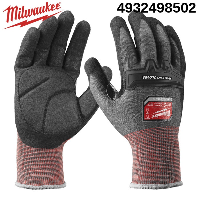 �~���E�H�[�L�[ 4932498502 �h�U�O���[�u �ϐؑn�J�b�g���x��4 M�T�C�Y MILWAUKEE