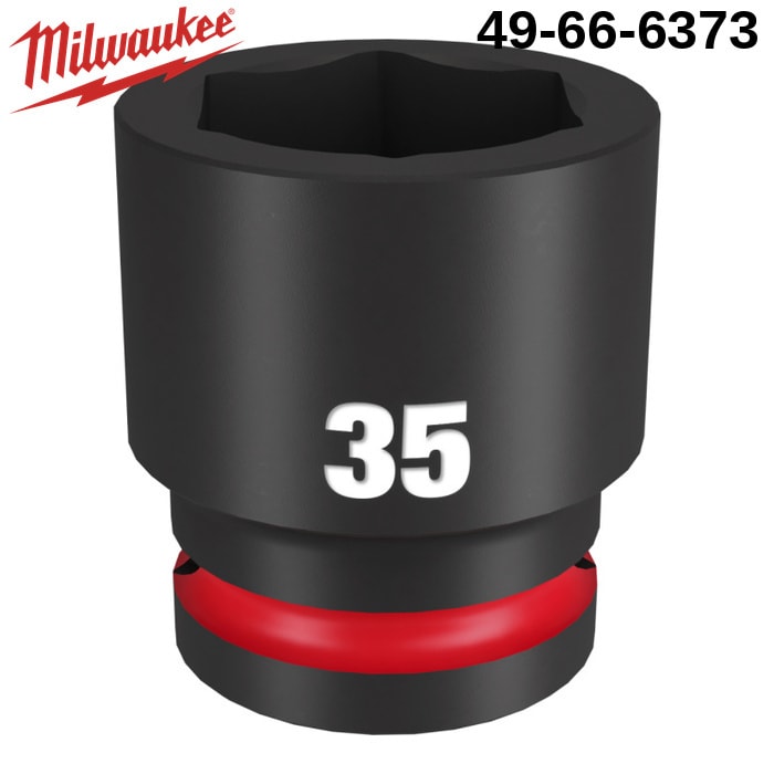 �~���E�H�[�L�[ 49-66-6373 SHOCKWAVE IMPACT DUTY �C���p�N�g�\�P�b�g 3/4�C���`(19mm)�p 35mm MILWAUKEE