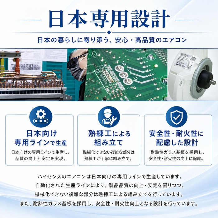 ハイセンス HA-J22S-W ルームエアコン Sシリーズ 主に6畳用 冷暖房兼用