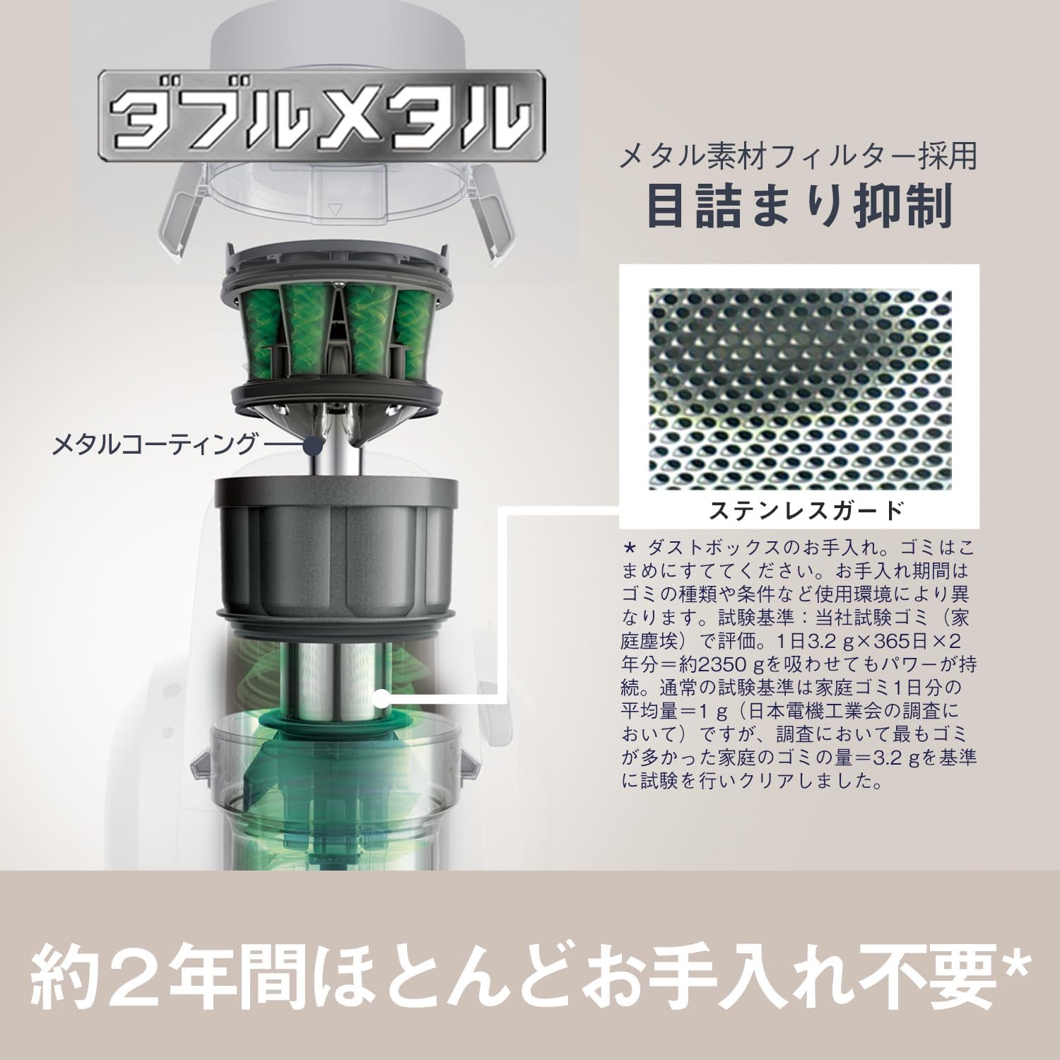 パナソニック MC-SR41K-A サイクロン式 キャニスター 電気掃除機