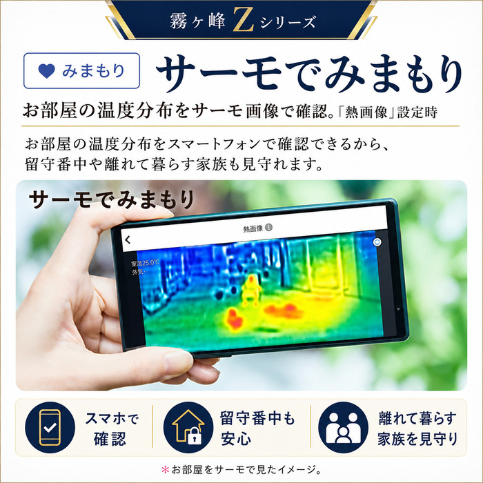 三菱電機 MSZ-ZXV2826-W ルームエアコン 霧ヶ峰 Zシリーズ 冷暖房とも