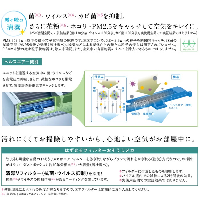 三菱電機 MSZ-BXV2824-W ルームエアコン 霧ヶ峰 BXVシリーズ 冷暖房とも主に10畳用 ピュアホワイト 2024年モデル 単相100V  クーラー 冷房 防寒 暖房 壁掛け 省エネ MITSUBISHI ｜住設と電材の洛電マート【本店】