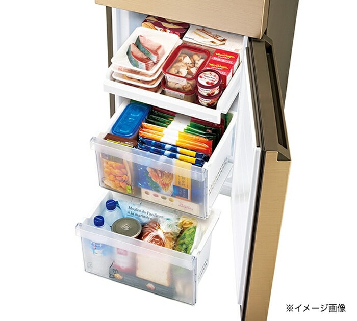ハイアール JR-M20A-W 冷凍冷蔵庫 201L スノーホワイト 引き出し式
