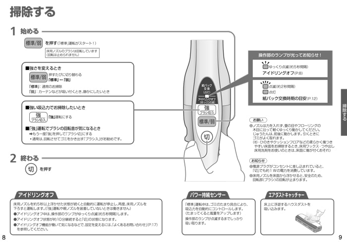 パナソニック MC-PJ23G-C 紙パック式キャニスター掃除機 ベージュ 軽量
