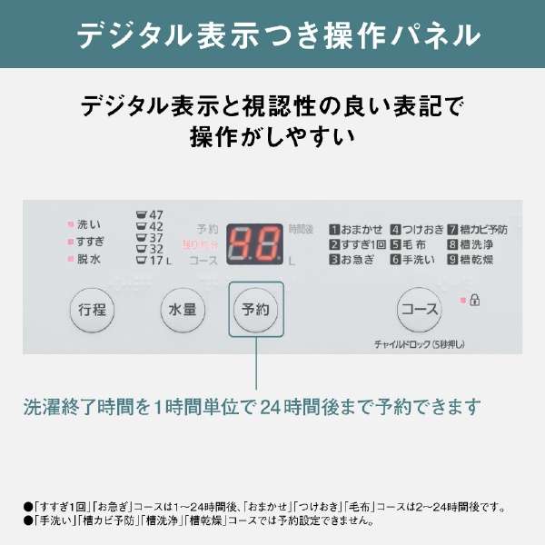 パナソニック NA-F5B2-S 全自動洗濯機 洗濯・脱水容量5kg