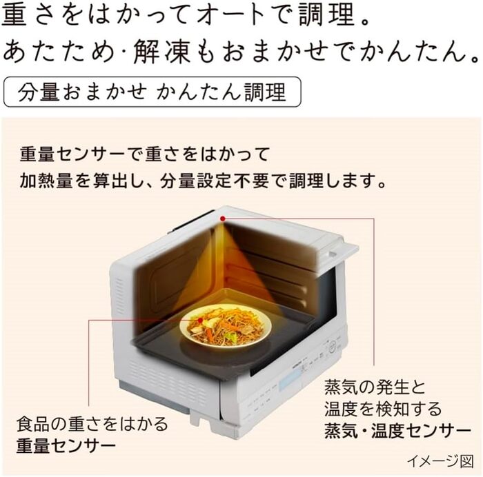 日立 MRO-S8B(W) ヘルシーシェフ 過熱水蒸気オーブンレンジ 庫内容量