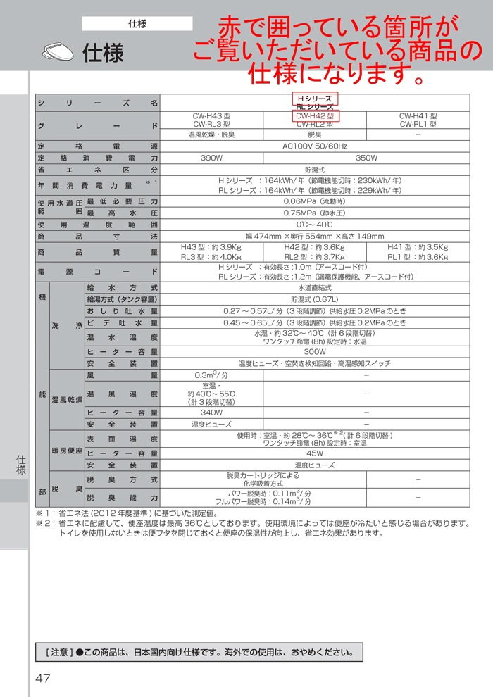 リクシル LIXIL CW-H42/BB7 ブルーグレー シャワートイレ 温水洗浄便座
