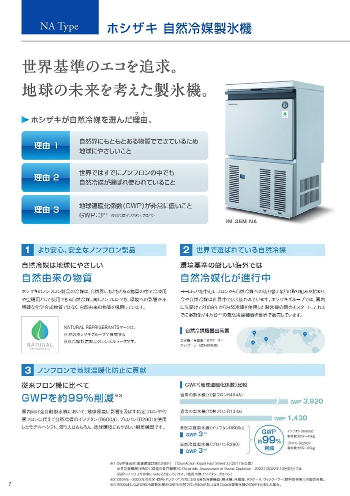 ホシザキ IM-25M-NA 自然冷媒製氷機 キューブアイスメーカー アンダー 