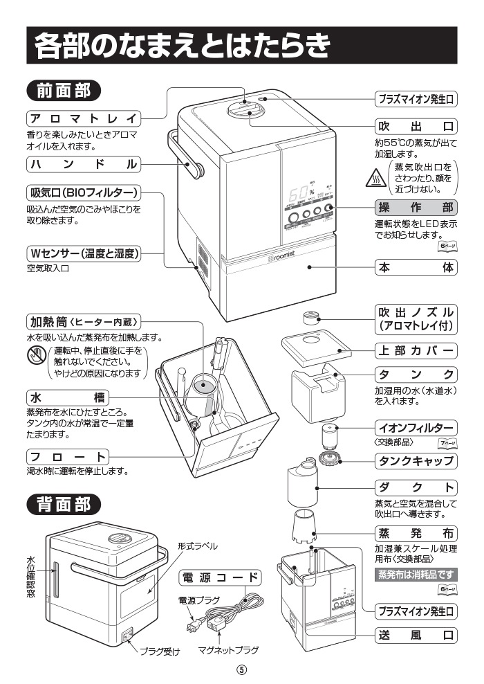 三菱重工 SHE60XD-W スチームファン 蒸発式加湿器 10畳用 ピュア