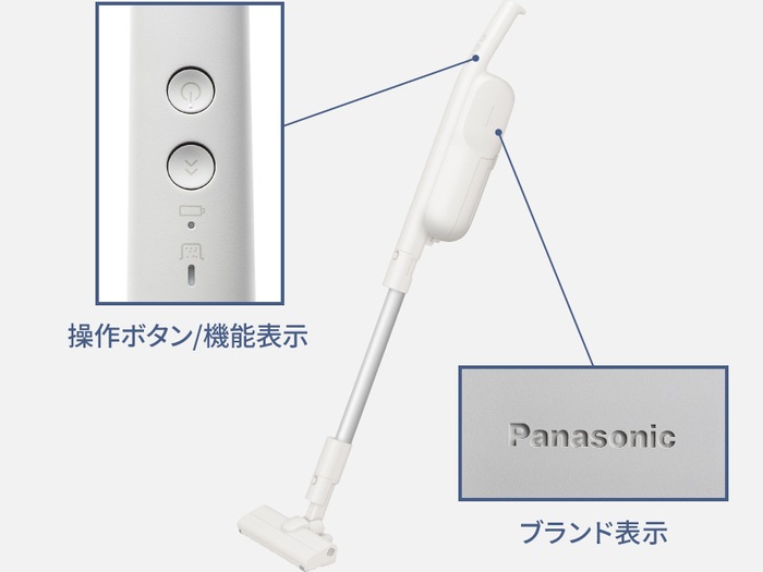 パナソニック MC-PB60J-C 紙パック式 パワーコードレススティック掃除
