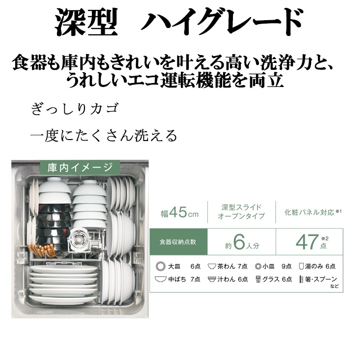 リンナイ RSW-SD401LPA 食器洗い乾燥機 ビルトインタイプ スライド