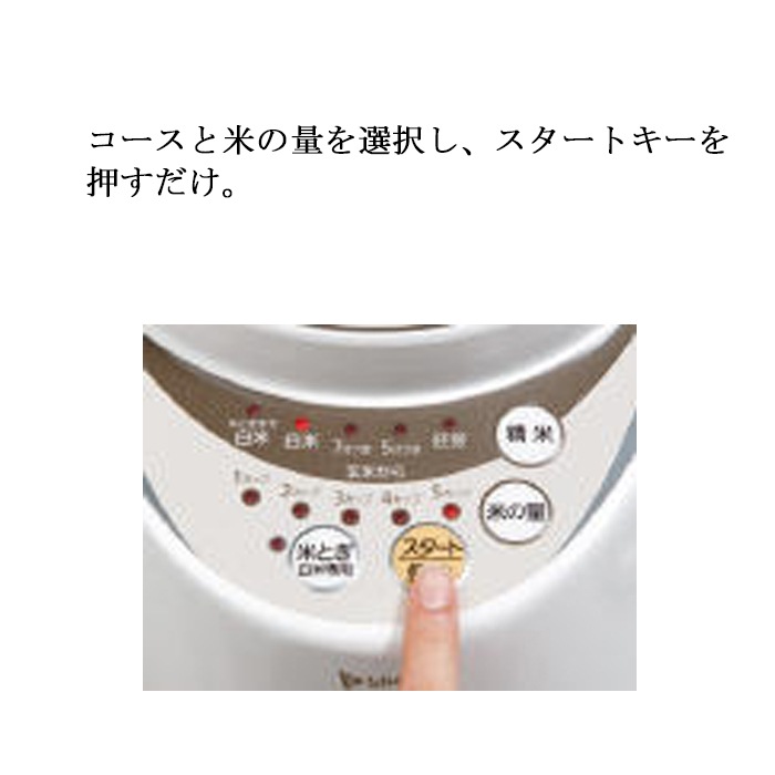 エムケー精工 SM-200 家庭用小型精米機 RICELON エムケー精工