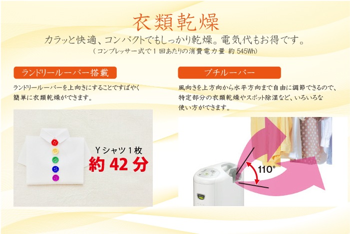 【お値下げ】コロナ コンプレッサー式衣類乾燥除湿機 CD-P6322-W 除湿器 Pシリーズ（2025年モデル）｜衣類乾燥除湿機｜株式会社コロナ