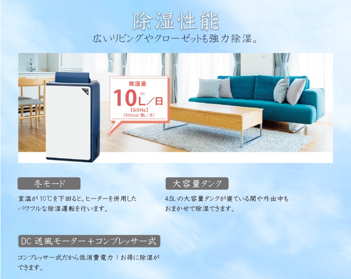 コロナ BD-H1025-AG 衣類乾燥除湿機 Hシリーズ 除湿量1日10L(50Hzは9L