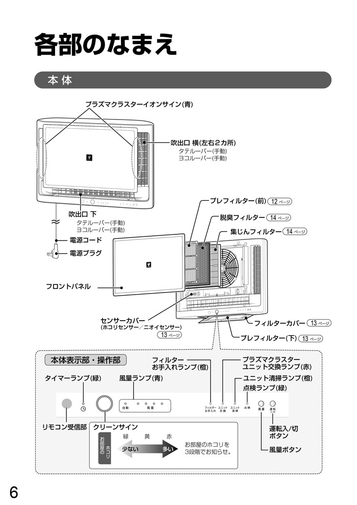SHARP FU-MK500-W 空気清浄機 プラズマクラスター 壁掛け SHARP（シャープ） FU-MK500-W 壁掛け／棚置き兼用型プラズマ