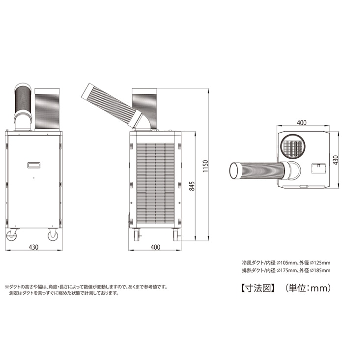 ナカトミ SAC-2500DS ドレンレススポットクーラー単相100V・首振付