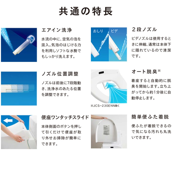 ジャニス工業 JCS-220DRN/BN8 温水洗浄便座 サワレット220シリーズ