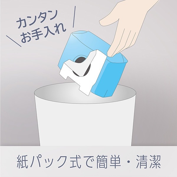 パナソニック MC-PJ22A-H 紙パック式掃除機 PJシリーズ ライトグレー