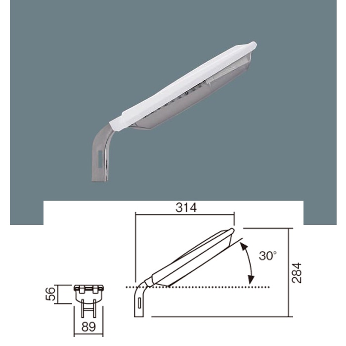 パナソニック NNY20353LE1 電力柱取付型 LED防犯灯 4台セット 昼白色