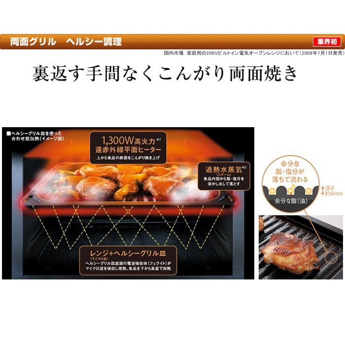 パナソニック Panasonic NE-DB901 ビルトイン電気オーブンレンジ 3つ星
