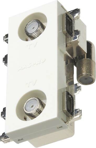 マスプロ　2DWKT-SW　枠付き マスプロ 2DWKT-SW-B 直列ユニット シールド型 ｜住設と電材の洛電