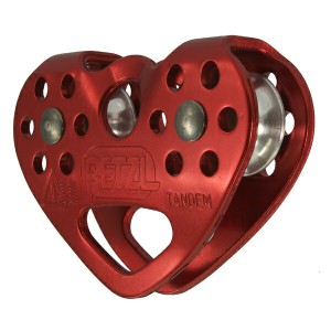 PETZL TANDEM 赤 ダブルプーリー