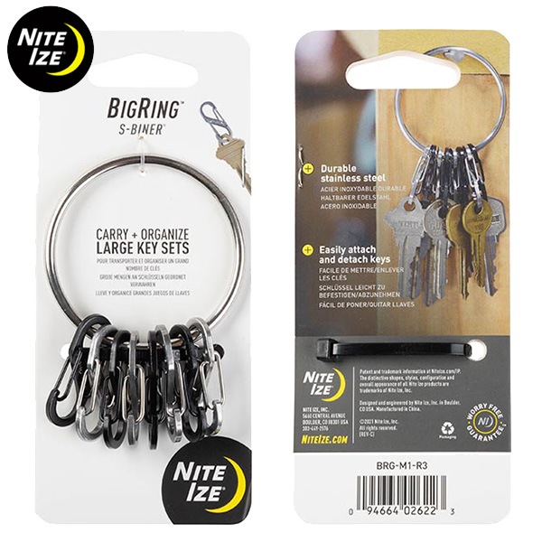 NITE IZE BIGRING ビッグリングスチール　17個 NITE IZE(ナイトアイズ) ビッグリング スチール | アクセサリー,その他