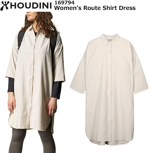 HOUDINI(աǥ) Women's Route Shirt Dress 169794