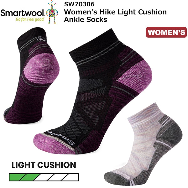 (取寄) スマートウール レディース ハイク ライト クッション アンクル ソックス マルチパック Smartwool women Hike Light Cushion Ankle Socks Multipack Black smartwool(スマートウール) ウィメンズ ハイク ライトクッション
