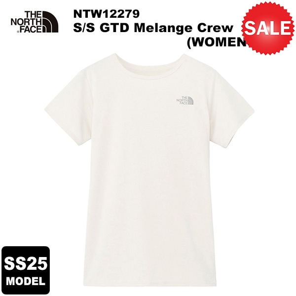 ��30%OFF��THE NORTH FACE(�Ρ����ե�����) ��2025�ղƥ�ǥ��S/S GTD Melange Crew(WOMENS)(���硼�ȥ��꡼��GTD���󥸥��롼) NTW12279