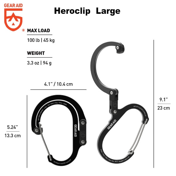 GEAR AID(ギアエイド) HEROCLIP LARGE (ヒーロークリップ ラージ