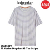 30%OFFicebreaker(֥졼) M Merino Drayden SS Tee Stripe (Υɥ饤ǥ󥷥硼ȥ꡼֥ƥ ȥ饤) 24ղƥ顼