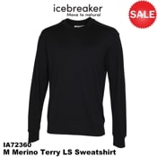 30%OFFicebreaker(֥졼) M Merino Terry LS Sweatshirt ( ƥ꡼ 󥰥꡼ åȥ) 2024-25ߥǥ