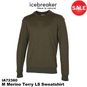 30%OFFicebreaker(֥졼) M Merino Terry LS Sweatshirt ( ƥ꡼ 󥰥꡼ åȥ) 쥫顼