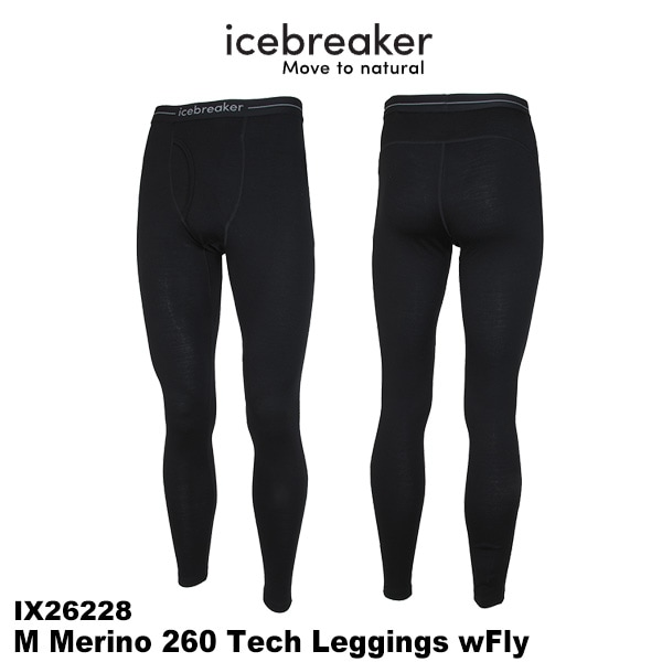icebreaker(�������֥졼����) M 260 Tech Legging wFly (260�ƥå��쥮�󥹥������ե饤)