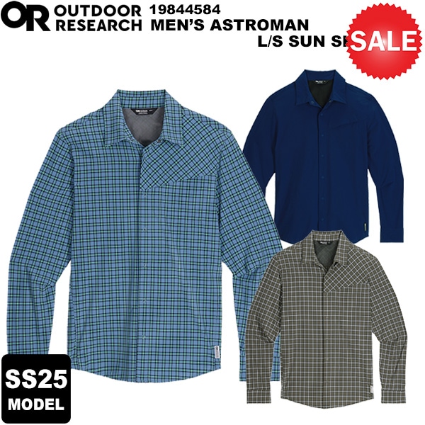 送料無料 ギフト 30%OFF】OUTDOOR RESEARCH(アウトドアリサーチ) 【2025春夏 長袖シャツ