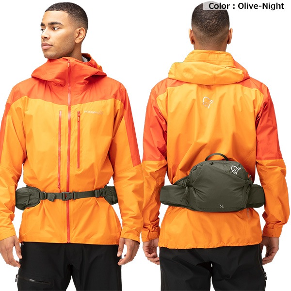 NORRONA(ノローナ) femund econyl70 6L Hip Pack 5210-22 | バック