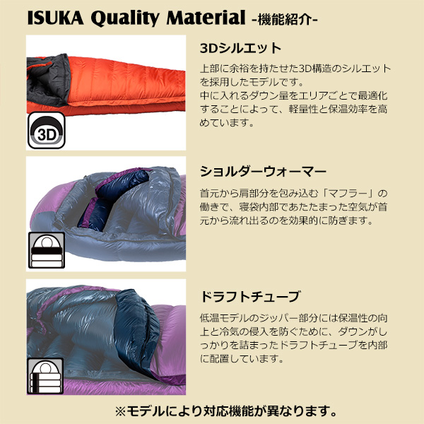 ISUKA(イスカ) Down Plus Denali 900 (ダウンプラスデナリ 900 ISUKA(イスカ) Down Plus Denali 900 (ダウンプラスデナリ 900