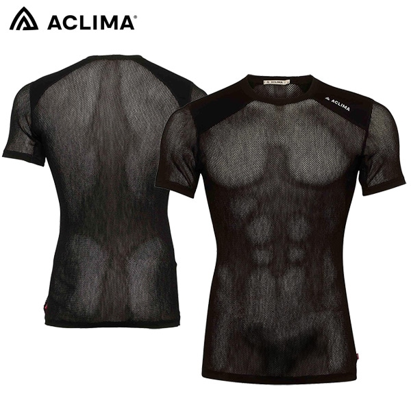 ACLIMA(�������) WoolNet Light T-Shirt (������ͥå� �饤�� �ƥ�������� ���) 108100