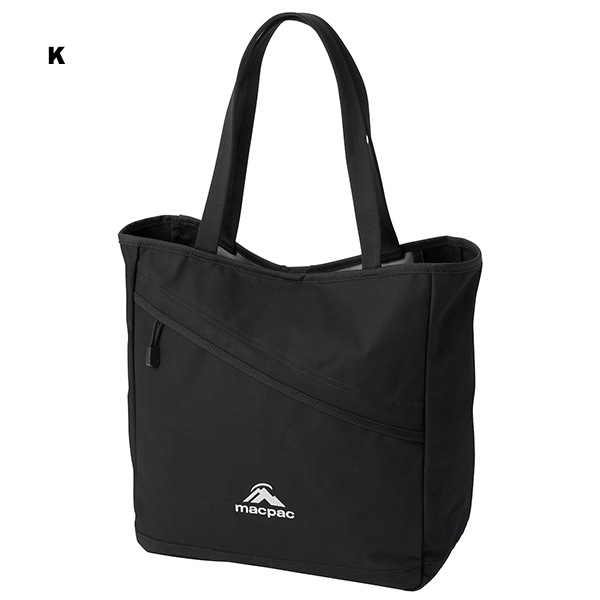 新品未使用　macpac 黒 トートバッグ フロントポケット付き macpac(マックパック) LiteAlp Tote M (ライトアルプトートM) | バック