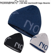 NORRONA(Υ) /29 Mid merinoUll logo Beanie 5215-23