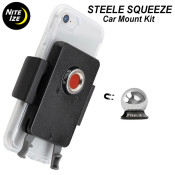 NITE IZE(�ʥ��ȥ�����) ���ƥ����꡼ ���������� �����ޥ���ȥ��å�(Steelie Squeeze Car Mount Kit)